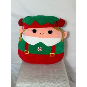 Squishmallows Emmy The Christmas Elf Holiday Plush 18"